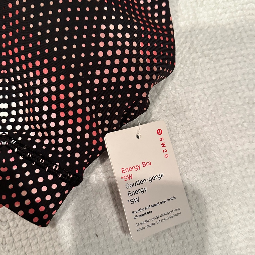 Lululemon Energy Bra, Reflective Sea Wheeze Edition - Picture 3 of 5